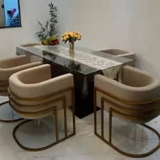 Poltrona luna para sala de jantar escritório estofado veludo luxo envio rapido