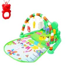 Brinquedo Tapetinho Ginásio para Bebê Piano Musical Mobile  Som e Barulhos Para Estimulo Da Criança