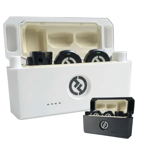 Capa de Microfone Hollyland Lark M2 Estojo Para Adaptadores e Dock