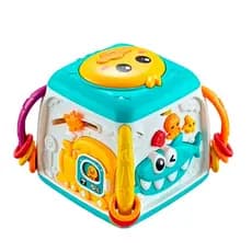 Cubo Divertido com Animais e Atividades Coloridas