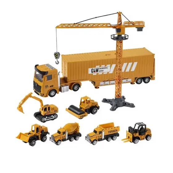 Brinquedo Caminhão Construção Guindastes e Acessórios