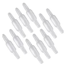 Conector De Tubo De Oxigênio , 360 ° Giratório Evita Emaranhado , O2 (Branco-Pacote Com 10)