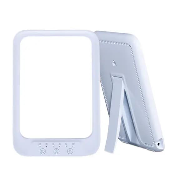 Verilux HappyLight Lumi Plus-Lâmpada De Terapia De Luz Com 10.000 Lux , Sem UV , Branca Brilhante LED Brilho Ajustável ,