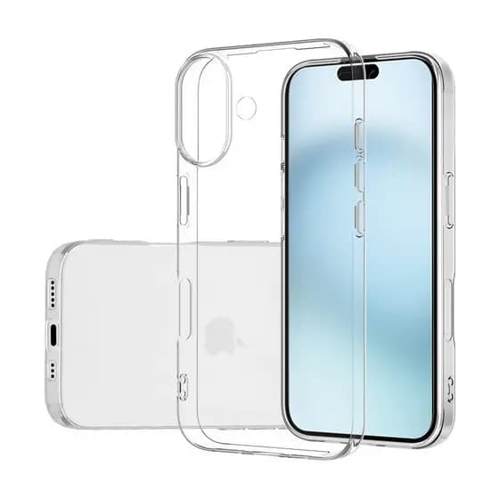 Capa De Telefone Ultra Fina E Transparente Para iPhone 16 Pro Max Silicone Macia iPhone16 16 Plus Traseira