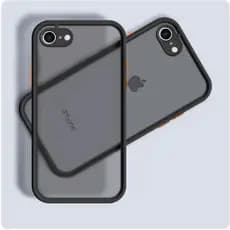 A Nova Capa Anti-Queda Para iphone SE 2020 6 6s 7 8 Plus SE2 2020 2022 De Proteção Da Pele De Poros Finos Foscos