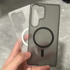 Ultra Fino Fosco Claro Para Magsafe Caso Magnético Samsung S25 S24 S23 S22 S21 S20 FE Plus A36 A16 A55 A15 A54 A34 A14