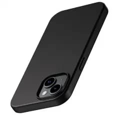 Capa Macia De Silicone Fosco De Luxo Para iPhone 16 15 14 Plus 13 12 Mini 11 Pro XS Max XR SE 2 3 7 8 Preta Ultra Fina E Sólida