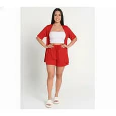 Conjunto Feminino / Conjunto Kimono / Short feminino / Conjunto Verão