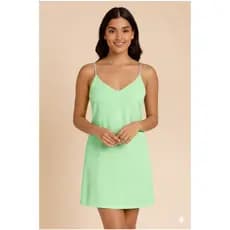 Vestido Curto Feminino com Alça – Leve, Vestido Soltinho / Vestido de Verão / Vestido curto