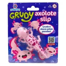 Polibrinq AN3001 Grudy Axolote Slip Gruda e Desce Pelas Paredes