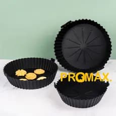 Forma Assadeira Para Fritadeira Air Fryer Em Silicone Flexível Lavável