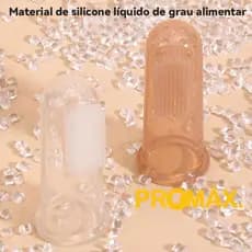 Silicone para Escova de Dentes para Bebês, Cuidados Orais para Bebês e Crianças, Silicone de Grau Alimentício Macio, 3 Meses ou Mais,