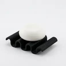Saboneteira Design Ondulado Suporte Resistente