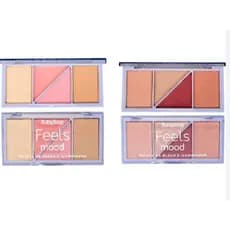 Paleta De Blush E Iluminador Feels Mood -  Ruby Rose