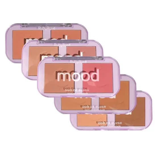 Duo de Blush Ruby Rose Mood Hb576