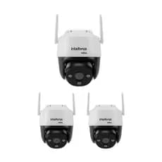 Kit 3 Câmera Inteligente Wi-Fi 2 Megapixels Full HD 360° iM7 Full Color Intelbras