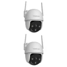 Kit 2 Câmeras Inteligente Wi-Fi 2 Megapixels Full HD 360° iM7 S Full Color Intelbras