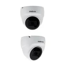 Kit 2 Câmera Multi HD 2 Megapixels 20m com Áudio VHD 1220 D MIC Intelbras