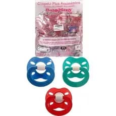 Chupeta Plus Bico Anatomico  Pacote  25  Unidades  Menino