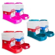 Kit Bebedouro Comedouro Automatico Cachorro Gato Prático 3 Litros