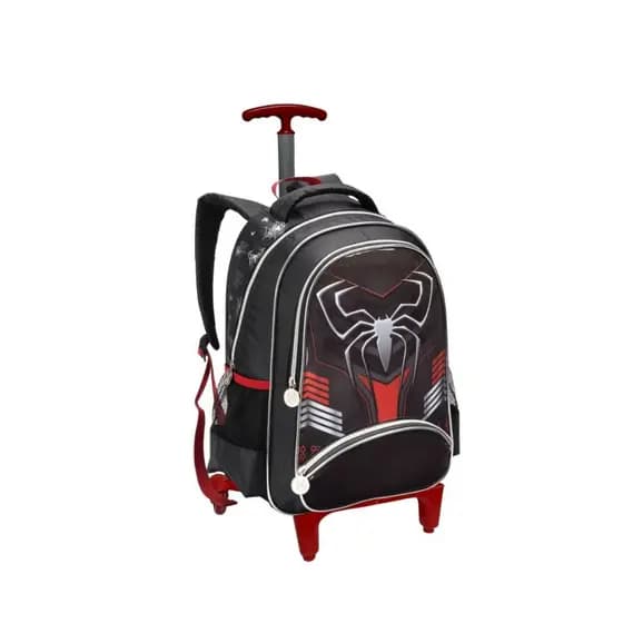 Mochila Rodinha Infantil Super Spider Meninos Escolar Aranha
