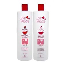 Progressiva Love Potion ( 2 X 1000ml ) Fragrância do tratamento perfumado Cor de cabelo todos