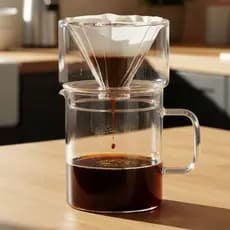 Suporte para Coador de Café com Jarra de Vidro Borossilicato Mimo Style 500ml