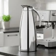 Garrafa Térmica Café Inox Emsa 1,3L Eleganza Sistema Quick Tip Original Alemã