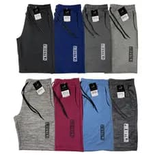Kit 8 Bermudas Masculina Moletom Moletinho Treino Academia Esporte