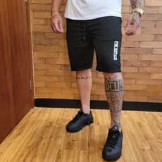 Bermuda Masculina Moletom Moletinho Treino Academia Esporte