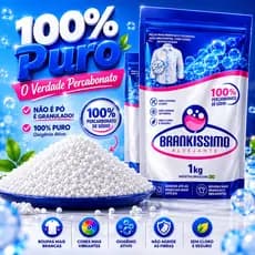 Percarbonato de sódio 100% PURO limpa manchas alvejante em pó sem cloro