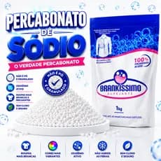 Percarbonato de sodio 100% puro original tira manchas roupas brancas e coloridas granulado