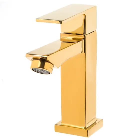 Torneira banheiro/lavabo/pia Luxo Dourado - Smart Norte