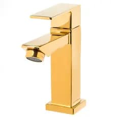 Torneira banheiro/lavabo/pia Luxo Dourado - Smart Norte