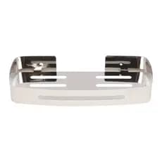 Suporte shampoo retangular parede banheiro Aço inox Cromado