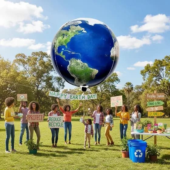 Balões Gigantes De Terra 4D De 22 Polegadas , 6 Peças , design Vibrante De Mapa Mundial Perfeito Para Festas Temáticas D