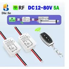 Interruptor De Controle Remoto Sem Fio Para Motor , Relé RF 433MHz Dc 12v/24V/48V/72V , De Dianteiro E Reverso