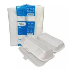 200 Lancheiras Isopor BH05 Térmica - Hot Dog, Lanches e Porções