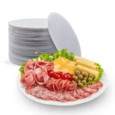 200 Discos de Isopor 18cm Bom Apetite - Base para Bolo, Frios e Pizza