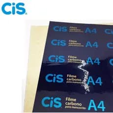 Papel Carbono Filme Manuscrito Azul Cis 302000