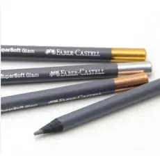 LAPIS GRAFITE SUPERSOFT FABER CASTELL GLAM SORTIDO KIT 4 und