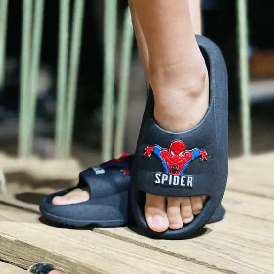 Sandália Slide Confortável Infantil Feminina Flexível - Rosa