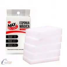 Kit Esponja Mágica Tira Manchas Melamina Desengordura Limpeza