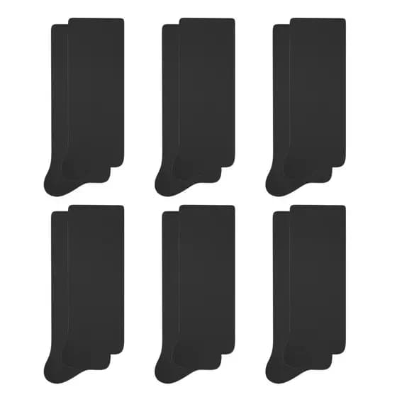 Kit 6 Pares de Meias Social Preta Masculina 37 Ao 44