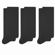 Kit 3 Pares de Meias Social Preta Masculina 37 Ao 44