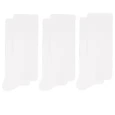 Kit 3 Pares de Meias Social Branca Masculina 37 Ao 44
