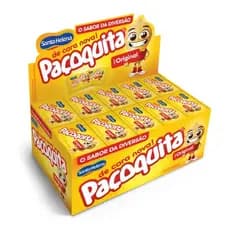 Paçoca Quadrada Paçoquita C/50un 1kg - Santa Helena