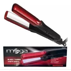 Chapinha de cabelo prancha mega profissional turbo cabo giratório 230° 110/220 vts/prancha espelhada