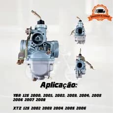Carburador Completo Moto Yamaha Ybr 125 Ano 2000 A 2008/XTZ125 Ano 2002 A 2006 Mod Original