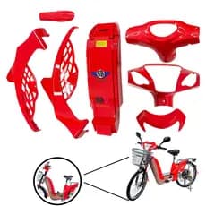 Kit Carenagem Completa Bicicleta Elétrica Sousa 48V